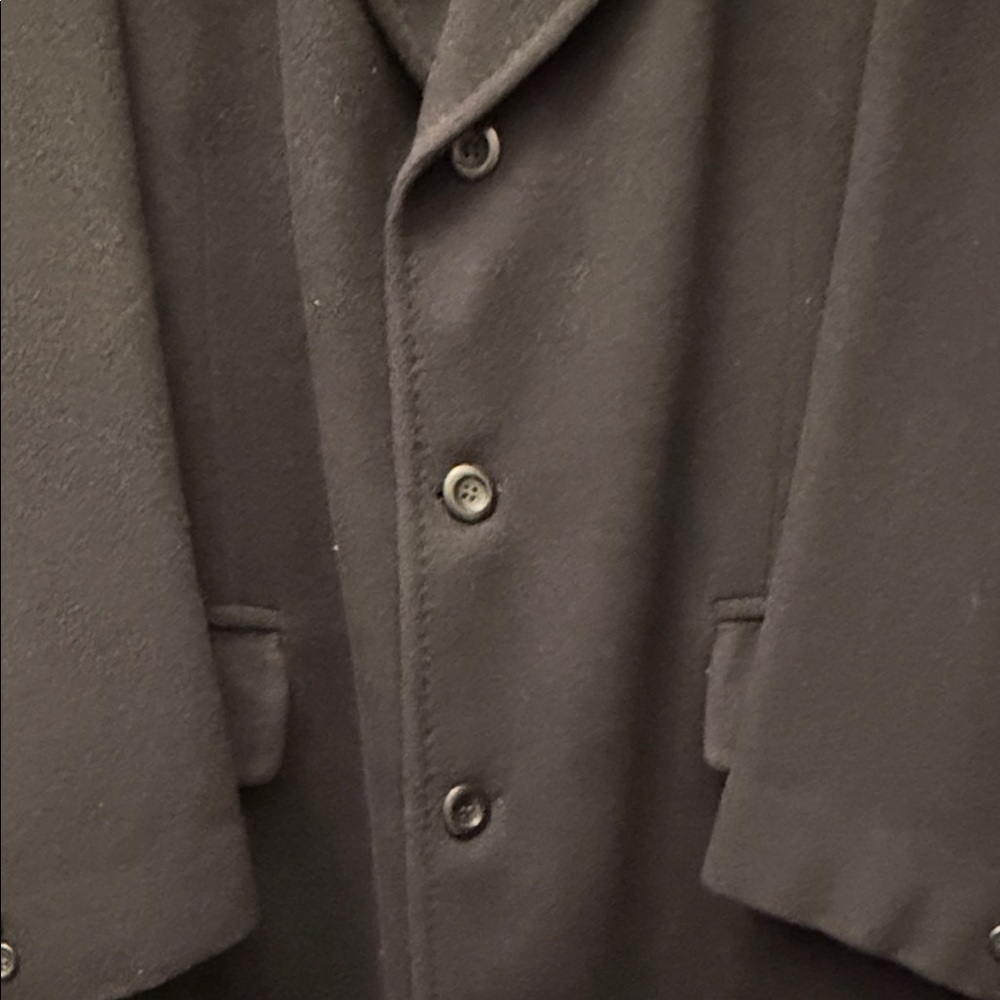 Black Cashmere Men's Jacket - Picture 3 of 9